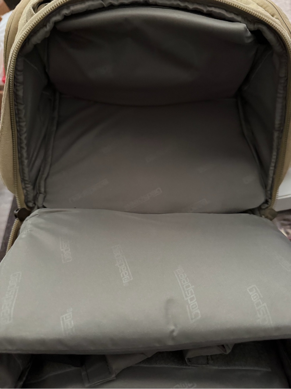 Wolverine Men's Backpack in Khaki and Gray